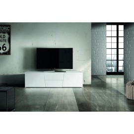 PORTA TV 165x45 ABETE BIANCO SPAZZOLATO