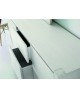 CREDENZA ABETE BIANCO SPAZZOLATO CM. 185x50
