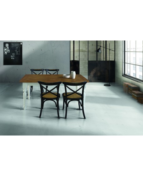 TAVOLO ROVERE IN LEGNO BICOLORE COME FOTO 160X85 ALL