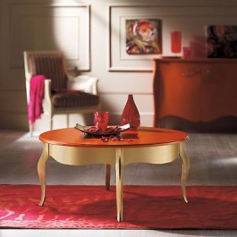 TAVOLO TAVOLINO SALOTTO LACCATO MASSELLO