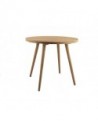 TAVOLO TONDO LEGNO NATURALE (NORD.)