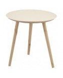 TAVOLO ROTONDO LEGNO NATURALE