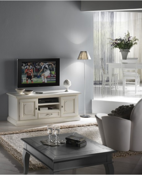 PORTA TV IN LEGNO MASSELLO VARI COLORI L