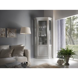 Vitrina 1 puerta de esquina MADERA