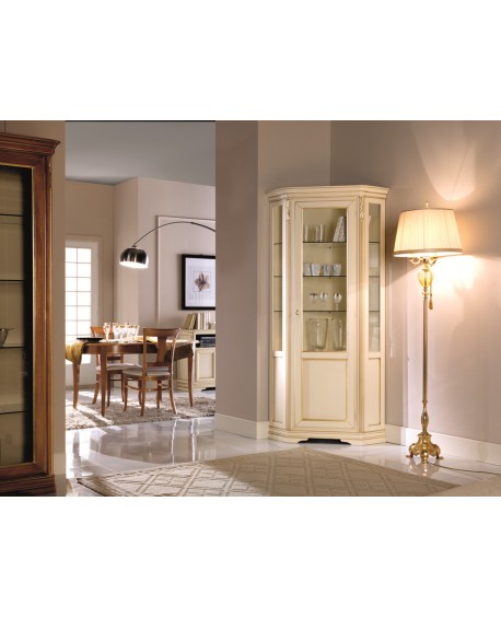 Vitrina 1 puerta de esquina MADERA