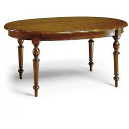 CUISINE TABLE OVALE PROROGATION DE BOIS MASSIF