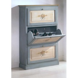 BLANCO zapato de madera