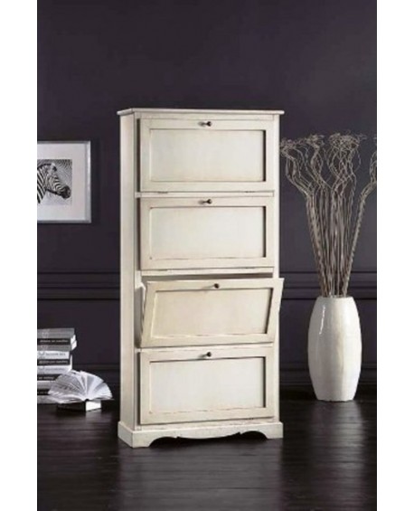 DOUBLE PROFONDEUR SABOT EN BOIS COULEUR ART PAUVRES NOYER FONCE