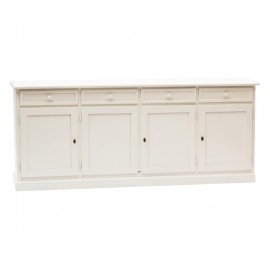 CABINET BOIS DRESSER BLANC MATT BOIS PRODUITS VENETO X CUISINE HALL
