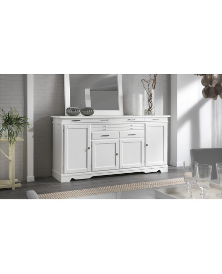 GLAUBE LAND DER PROVENCE grau lackiert - VENETO MASSIVHOLZ HOLZ