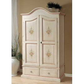 Gabinete de madera SOLID ADORNADO PINTADO A MANO L 120 P 60 H 200