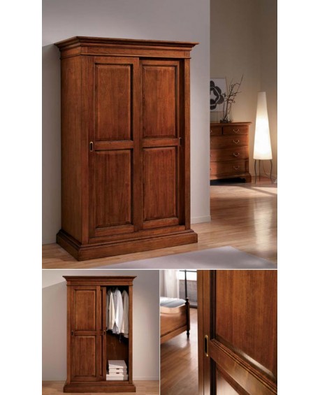 ARMADIO LEGNO MASSELLO ANTE SCORREVOLI