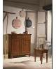 Credenzina in legno massello 2 p. 2 c. L. 90 P. 40 H. 94