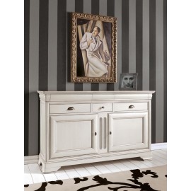 CREDENZA IN LEGNO MASSELLO VARI COLORI L 168 P 50 H 104
