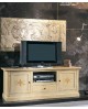 PORTA TV CREDENZA BASSA IN LEGNO DECORATA A MANO VARI COLORI