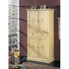ARMADIO IN LEGNO DISPENSA DECORATA A MANO - VARI COLORI