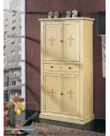 ARMADIO IN LEGNO DISPENSA DECORATA A MANO - VARI COLORI