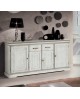 CREDENZA CREDENZONE IN LEGNO BIANCO ANTICATO PROMOZIONE