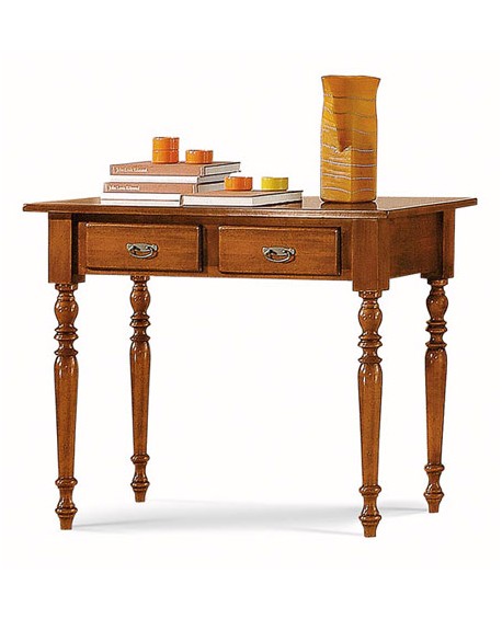 Scrittoio 2 cassetti in pioppo L.105 P.55 H.80