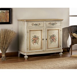 CREDENZA DECORATA A MANO IN LEGNO - DECORATA COME FOTO