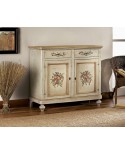 CREDENZA DECORATA A MANO IN LEGNO - DECORATA COME FOTO