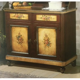 CREDENZA DECORATA A MANO IN LEGNO - DECORATA COME FOTO