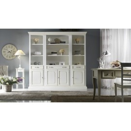 LIBRERIA MODULARE - IN LEGNO MASSELLO vari colori