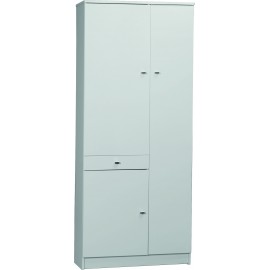 MOBILE 3 ANTE 1 CASSETTO-Bianco Lucido