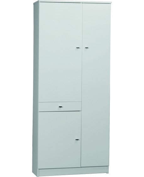 MOBILE 3 ANTE 1 CASSETTO-Bianco Lucido