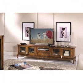 PORTA TV L 210 LEGNO MASSELLO VARI COLORI