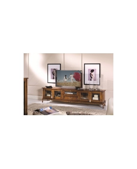 PORTA TV L 210 LEGNO MASSELLO VARI COLORI