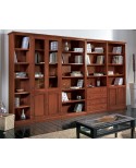 BIBLIOTHÈQUE LINEAR BOIS MODULAIRE