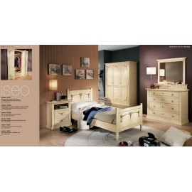 CAMERA COMPLETA IN LEGNO MASSELLO DECORATA A MANO COME FOTO VARI COLORI