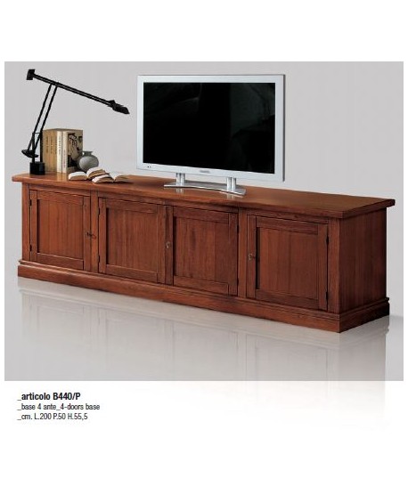 PORTA TV IN LEGNO MASSELLO VARI COLORI