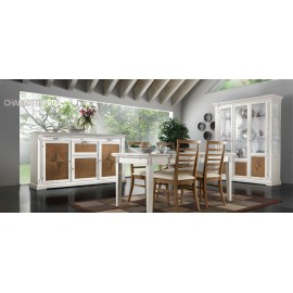 sala completa in legno massello vari colori