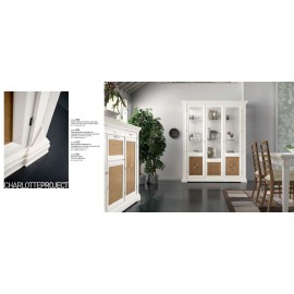 vetrina in legno massello vari colori L177,50 p 48 h 212,50