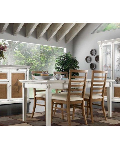 tavolo legno massello + 4 sedie vari colori - varie dimensioni-