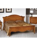 LETTO MATRIMONIALE LEGNO MASSELLO VARI COLORI L 195 P211 H 119/56