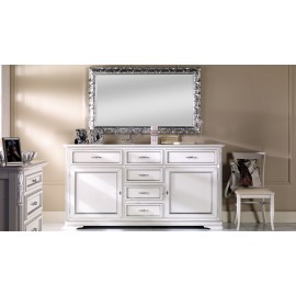 CREDENZONE CREDENZA IN LEGNO MASSELLO VARI COLOR L 200 P 51 H 105