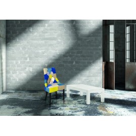 TAVOLINO ABETE BIANCO SPAZZOLATO 120x60