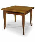 tavolo 100x100 +2all in legno toulipier con requadro