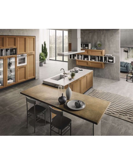 CUCINAMODERNA NINA PORTE BOIS MT 3,60