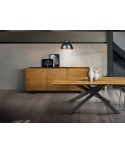 credenza madia  3 ante rovere nodato finitura grano