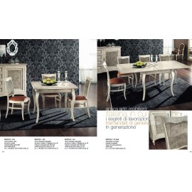 tavolo varie dimensioni legno massello piano a becco di civetta allungabile