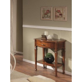 CONSOLA DE MADERA 1 cajón con nogal BASSANO - 906 codluis