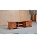 MÖBEL TV STAND AUFBEREITER BENCH LOW HOLZ INLAID - codluis 1004