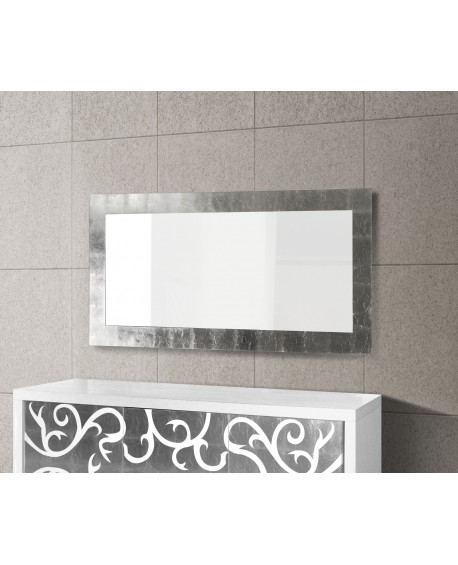 SPECCHIERA FOGLIA  ARGENTO 75x160