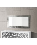 SPECCHIERA FOGLIA  ARGENTO 75x160
