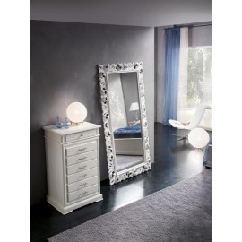 specchio in legno massello vari colori dimensione 207x107