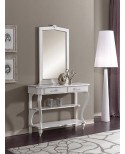 ESPEJO CONSOLA GLOSS madera blanca